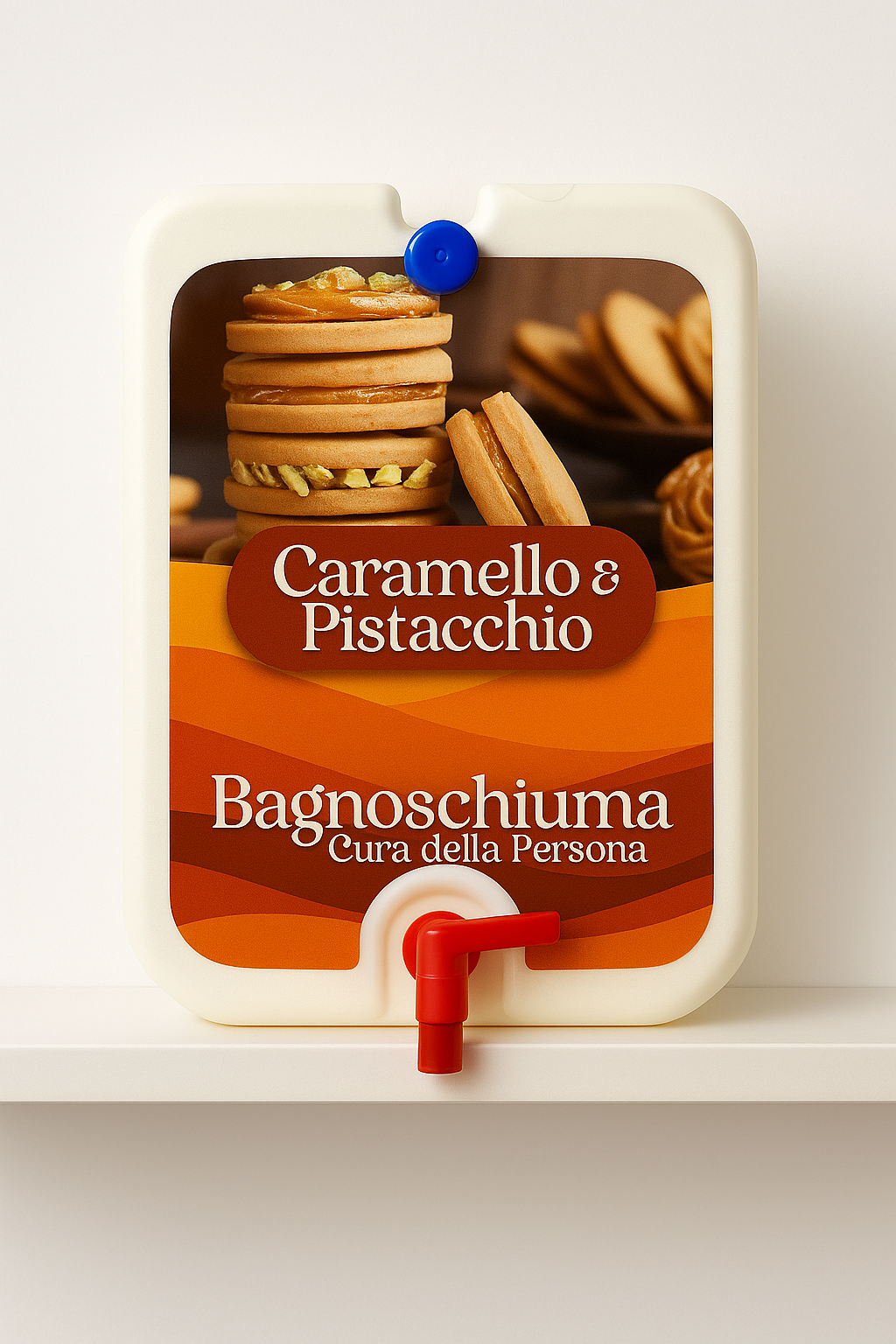 Caramello e Pistacchio – Bagnoschiuma Sfuso alla Spina
