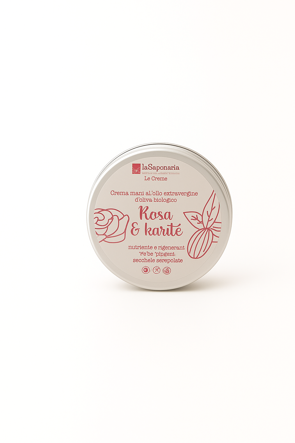 Crema Mani Rosa e Karitè - La Saponaria