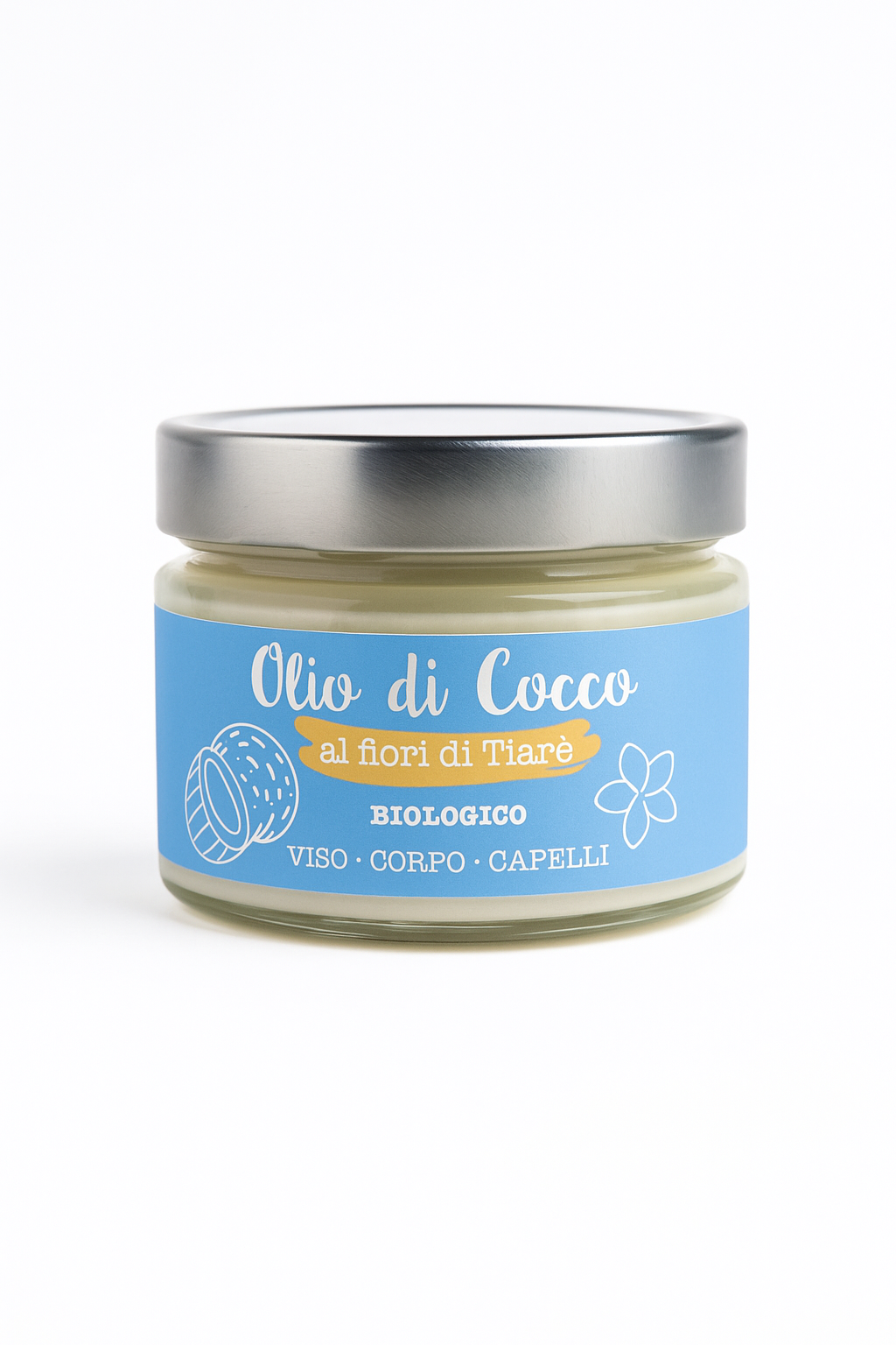 Olio di Cocco ai Fiori di Tiarè - La Saponaria
