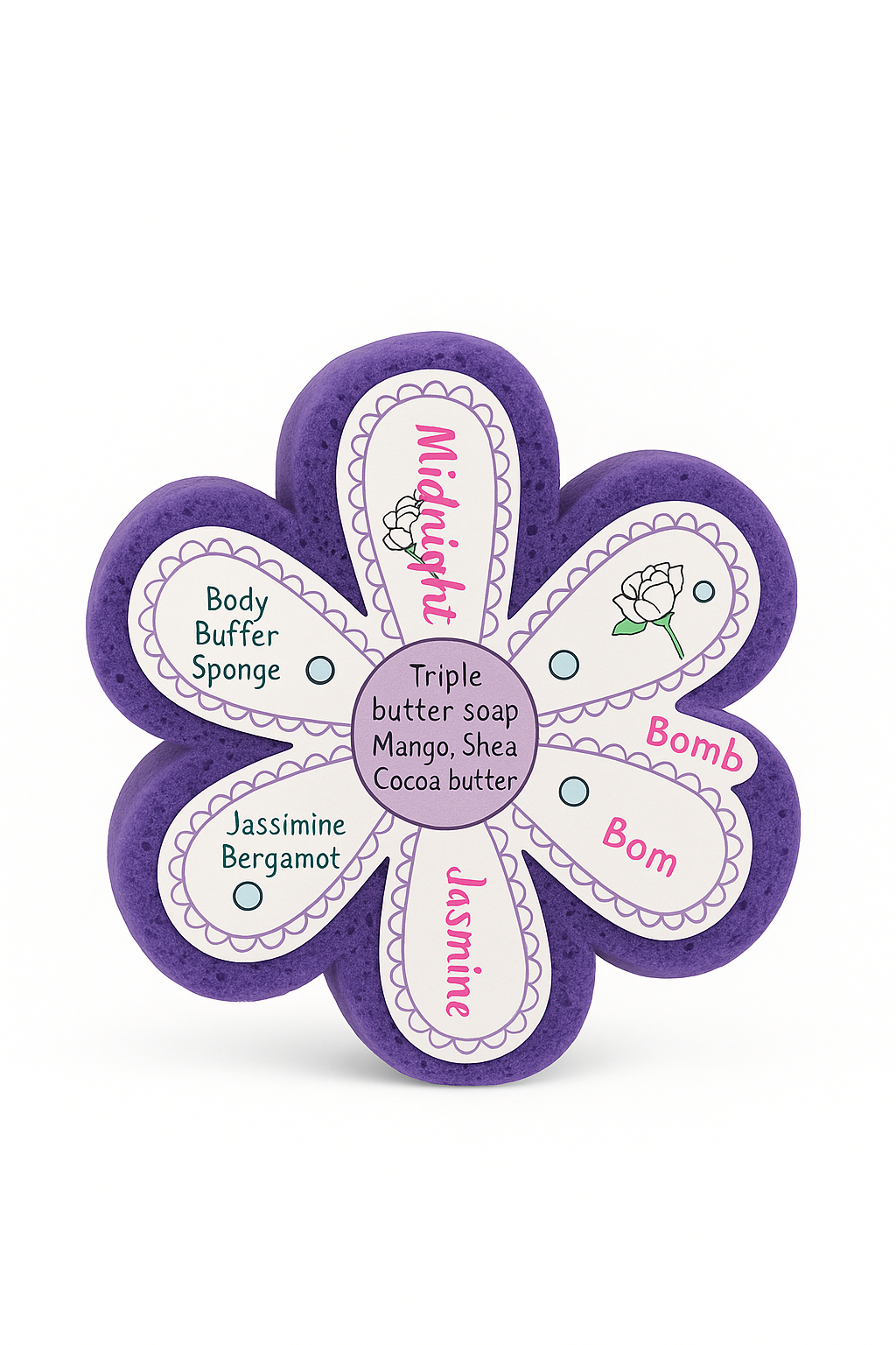 spugna esfoliante da bagno bomb cosmetics a roma