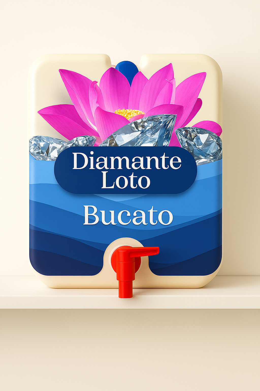 detersivo bucato ala spina diamante e fiori di loto