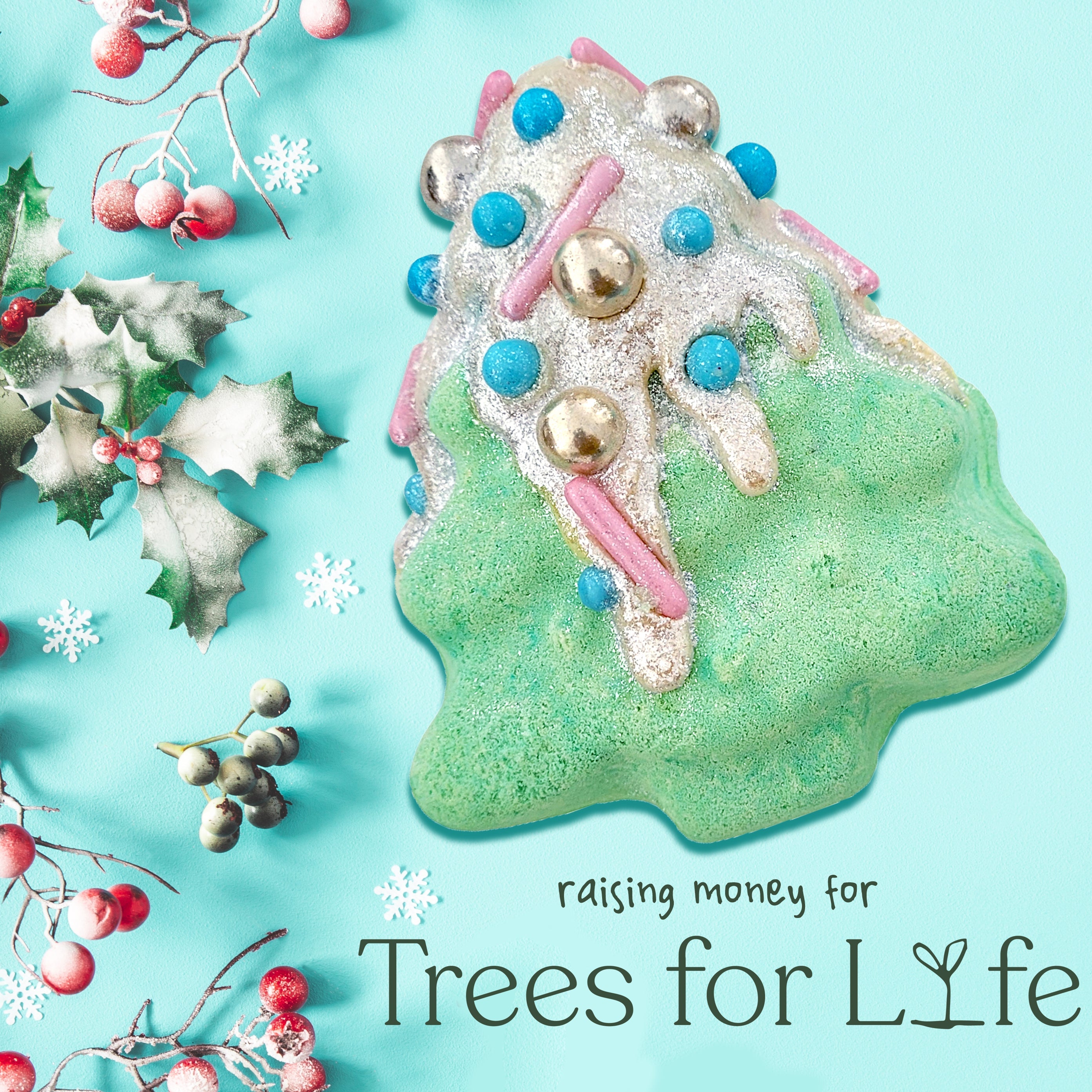 Bombe da bagno natalizia